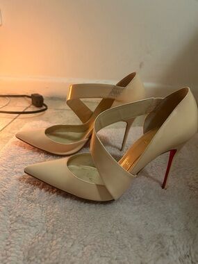Christian Louboutin Tan heels